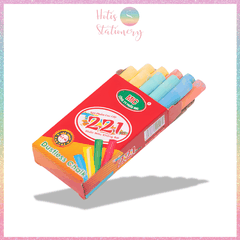 [HOTIS] 10 Viên Phấn Viết Bảng Không Bụi MIC 221 Phấn Trắng / Phấn Màu - Viết Êm, Rõ Nét, An Toàn Cho Sức Khỏe
