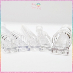 [HOTIS] Thanh còng nhựa trong suốt có chốt gài làm sổ còng binder A6/ A5/ B5/ A4