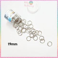 [HOTIS] Set 10 cái Khoen tròn làm flashcard, đóng gáy, khoen còng inox, khoen chắc chắn