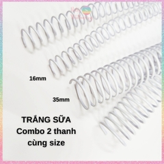 [HOTIS] Combo 2 thanh còng lò xo KW-TriO gáy lò xo 16mm, 35mm làm sổ còng A5, B5, A4