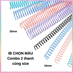 [HOTIS] Combo 2 thanh còng lò xo KW-TriO gáy lò xo 16mm, 35mm làm sổ còng A5, B5, A4