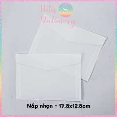 [HOTIS] Set 10 cái Bìa thư giấy can trong suốt đựng thư, thiệp cưới, card, voucher