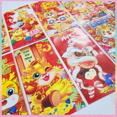 [HOTIS] [Mix mẫu] Set 10 Bao lì xì Rồng Giáp Thìn 2024