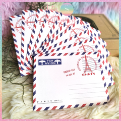 [HOTIS] Set 10 bìa thư mini giấy kraft phong cách cổ điển châu Âu