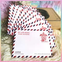 [HOTIS] Set 10 bìa thư mini giấy kraft phong cách cổ điển châu Âu