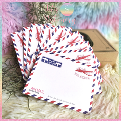 [HOTIS] Set 10 bìa thư mini giấy kraft phong cách cổ điển châu Âu