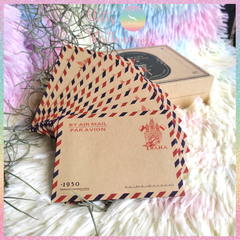 [HOTIS] Set 10 bìa thư mini giấy kraft phong cách cổ điển châu Âu