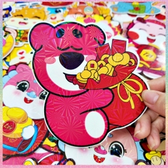 [HOTIS] [Mix mẫu] Set 10 Bao lì xì Rồng Chibi dạ quang Giáp Thìn 2024