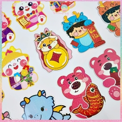 [HOTIS] [Mix mẫu] Set 10 Bao lì xì Rồng Chibi dạ quang Giáp Thìn 2024