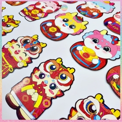 [HOTIS] [Mix mẫu] Set 10 Bao lì xì Rồng Chibi dạ quang Giáp Thìn 2024