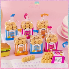 [HOTIS] Gôm tẩy chì hình dồ ăn siêu cute bánh mì sandwich Toast Bread, khoai tay chiên French Fries