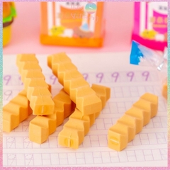 [HOTIS] Gôm tẩy chì hình dồ ăn siêu cute bánh mì sandwich Toast Bread, khoai tay chiên French Fries