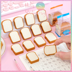 [HOTIS] Gôm tẩy chì hình dồ ăn siêu cute bánh mì sandwich Toast Bread, khoai tay chiên French Fries