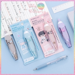 [HOTIS] Bút xóa giấy dạng bấm Correction Tape, vỏ màu pastel dịu dàng, có thể thay lõi
