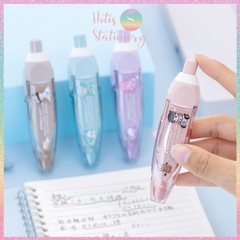 [HOTIS] Bút xóa giấy dạng bấm Correction Tape, vỏ màu pastel dịu dàng, có thể thay lõi