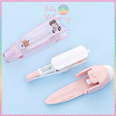 [HOTIS] Bút xóa giấy dạng bấm Correction Tape, vỏ màu pastel dịu dàng, có thể thay lõi