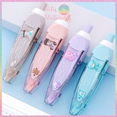 [HOTIS] Bút xóa giấy dạng bấm Correction Tape, vỏ màu pastel dịu dàng, có thể thay lõi