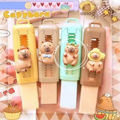 [HOTIS] Gôm chì dạng thanh trượt Capybara gôm bút nhiều màu sắc dễ thương cho học sinh tiểu học
