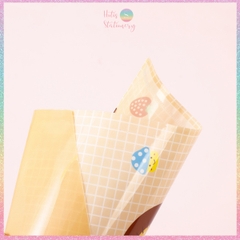 [HOTIS] Bìa nút đựng tài liệu A4 in màu họa tiết hoạt hình, sọc trơn - Nhiều mẫu