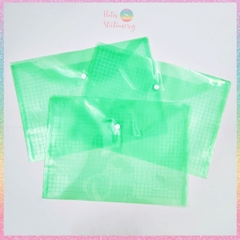 [HOTIS] Bìa nút đựng tài liệu A4 in màu họa tiết hoạt hình, sọc trơn - Nhiều mẫu