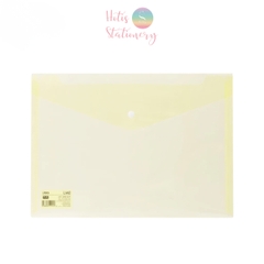 [HOTIS] Combo 3 túi đựng tài liệu A4 Deli Clear Bag – Bìa đựng hồ sơ trong suốt, chống thấm nước, nhiều màu sắc