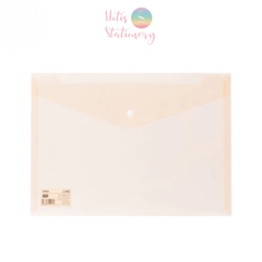 [HOTIS] Túi đựng tài liệu A4 Deli Clear Bag – Bìa đựng hồ sơ trong suốt, chống thấm nước, nhiều màu sắc