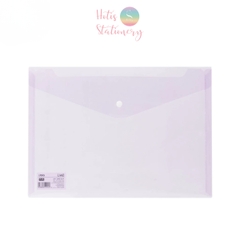 [HOTIS] Túi đựng tài liệu A4 Deli Clear Bag – Bìa đựng hồ sơ trong suốt, chống thấm nước, nhiều màu sắc