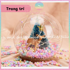 [HOTIS] Hạt xốp màu macaron trang trí hộp quà tặng, xốp lót hộp, xốp phủ bóc quà