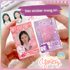 [HOTIS] Khung acrylic mini hoạt hình trong suốt khóa nam châm đựng ảnh thẻ để bàn