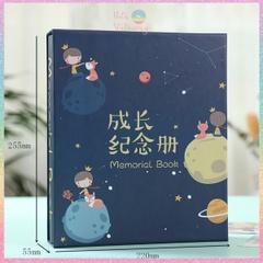 [HOTIS] Album đựng 200 ảnh 12x16cm có kèm hộp đựng cao cấp - KT 22x25.5x5.5cm