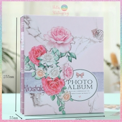 [HOTIS] Album đựng 200 ảnh 12x16cm có kèm hộp đựng cao cấp - KT 22x25.5x5.5cm