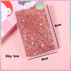 [HOTIS] Khung kim tuyến cát chảy DIY để bàn hoặc móc chìa khóa, balo xinh xắn