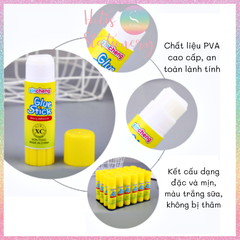 [HOTIS] Hộp 24 chai hồ khô 23gr dán giấy Glue Stick độ dính cao, tiện lợi