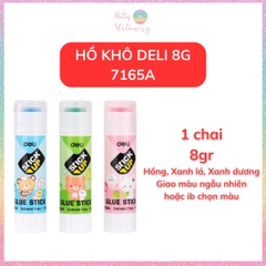 [HOTIS] Hồ khô 8g/ 15g/ 36g Deli Glue Stick 3 màu chai lớn tiết kiệm hơn