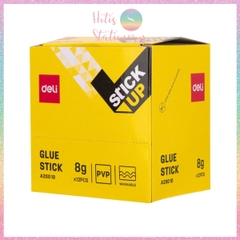 [HOTIS] Hộp 12 chai hồ khô 8g/ 15g/ 36g Deli Glue Stick 3 màu chai lớn tiết kiệm hơn