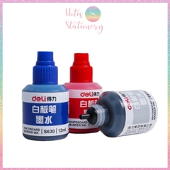 [HOTIS] Mực nạp bút lông bảng Deli tẩy xóa được