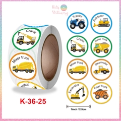 [HOTIS] Sticker Cuộn 500 Nhãn Dán Khen Thưởng Học Sinh - Tạo Động Lực, Kích Thích Học Tập, Phù Hợp Giáo Viên & Phụ Huynh