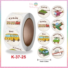 [HOTIS] Sticker Cuộn 500 Nhãn Dán Khen Thưởng Học Sinh - Tạo Động Lực, Kích Thích Học Tập, Phù Hợp Giáo Viên & Phụ Huynh