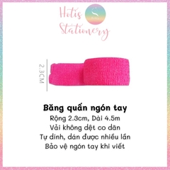 Băng quấn ngón tay co dãn bảo vệ nóng tay khi viết chữ, chơi thể thao Hotis