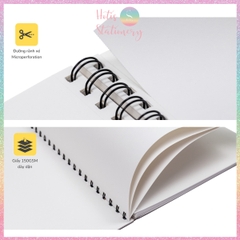 [HOTIS] Sổ Vẽ Phác Thảo Giấy Trơn Sketchbook KLONG A5 A4 50 Tờ 150gsm - Chất Giấy Dày, Trơn Mượt, Lò Xo Tiện Lợi