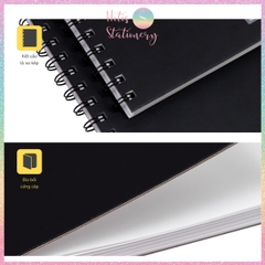 [HOTIS] Sổ Vẽ Phác Thảo Giấy Trơn Sketchbook KLONG A5 A4 50 Tờ 150gsm - Chất Giấy Dày, Trơn Mượt, Lò Xo Tiện Lợi