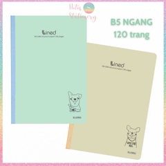 [HOTIS] Vở may dán gáy Kẻ ngang Line KLong - 80/120/200 trang