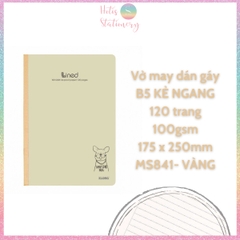 [HOTIS] Vở may dán gáy Kẻ ngang Line KLong - 80/120/200 trang