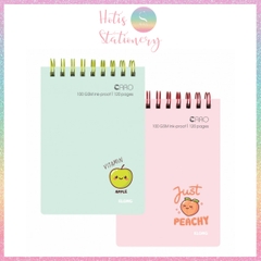 [HOTIS] Sổ lò xo kép size mini B7 Caro 120 trang MS934