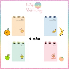 [HOTIS] Sổ lò xo kép size mini B7 Caro 120 trang MS934