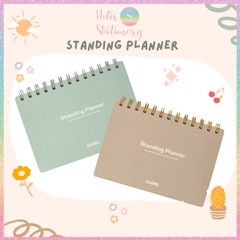 [HOTIS] Sổ Kế Hoạch Lò Xo Kép Standing Planner B6 160 Trang - Sổ Để Bàn Tiện Lợi, Giấy 100GSM, Thiết Kế Đứng Đa Năng