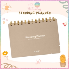 [HOTIS] Sổ Kế Hoạch Lò Xo Kép Standing Planner B6 160 Trang - Sổ Để Bàn Tiện Lợi, Giấy 100GSM, Thiết Kế Đứng Đa Năng