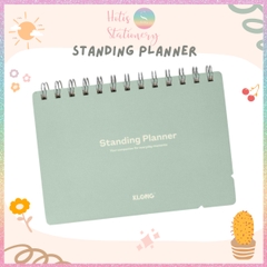 [HOTIS] Sổ Kế Hoạch Lò Xo Kép Standing Planner B6 160 Trang - Sổ Để Bàn Tiện Lợi, Giấy 100GSM, Thiết Kế Đứng Đa Năng