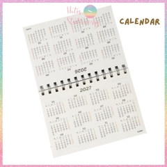 [HOTIS] Sổ Kế Hoạch Lò Xo Kép Standing Planner B6 160 Trang - Sổ Để Bàn Tiện Lợi, Giấy 100GSM, Thiết Kế Đứng Đa Năng