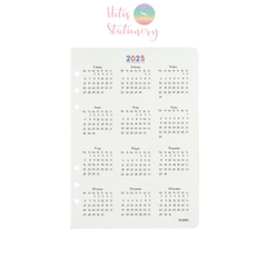 Ruột sổ kế hoạch A5 6 lỗ 96 trang KLONG Paper Planner ruột giấy refill bìa còng